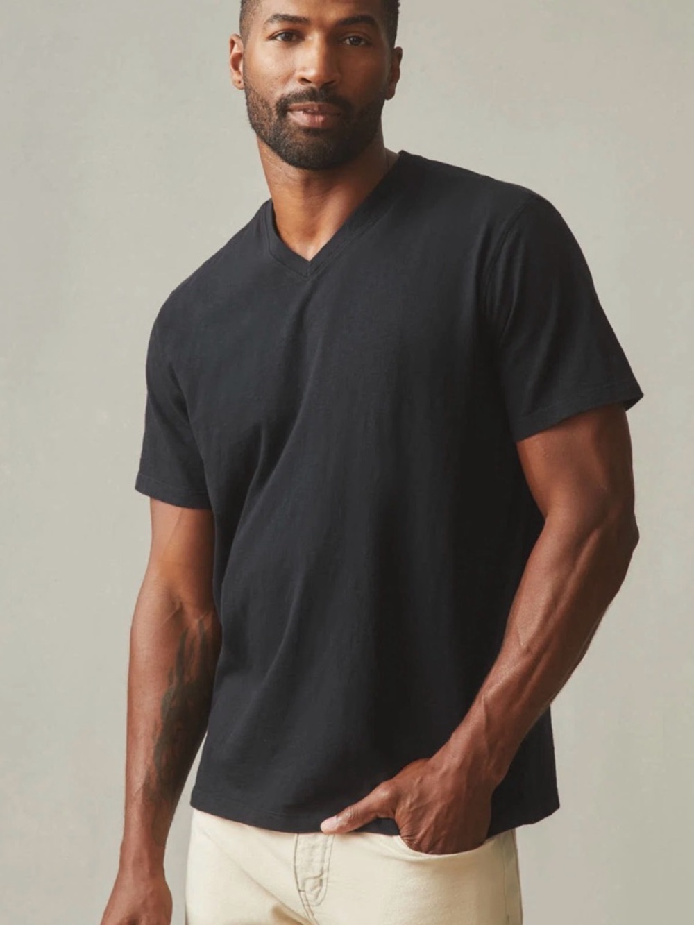 American Giant Men’s V Neck Slub Tee